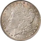 1887-P Morgan Silver Dollar PCGS MS63 - Obverse Toning