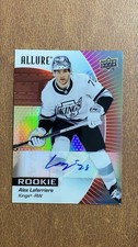 2023-24 Upper Deck Allure Rookies Alex Laferriere #140 Red Rainbow Auto (AU, RC)