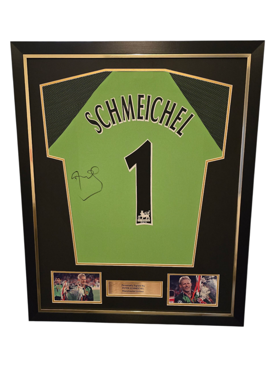 Uefa Champions Peter Schmeichel Signed Shirt Peter Schmeichel