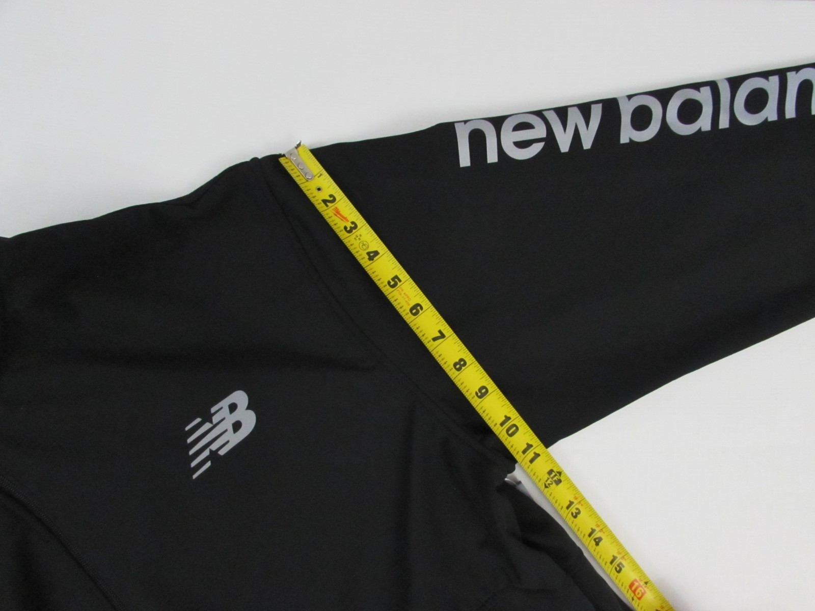 New Balance Mens Full Zip Softshell Bonded Fleece Jacket Black XL NWT