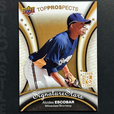 2009 Upper Deck Signature Stars - Top Prospects Alcides Escobar #107 Brewers RC