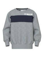 Sweatshirt Name IT Jungen Nmmvance Ls Nreg, Grau Melange, GrößE 92, Pullover