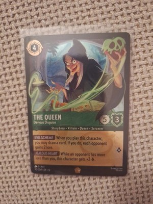FOLIE Disney Lorcana Die Königin Hinterhältige Verkleidung 90/204 Legendär