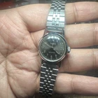 Works Vintage Timex Women Watch  Silver Tone Gray Dial 25mm Manual Wind Fit 6.5”