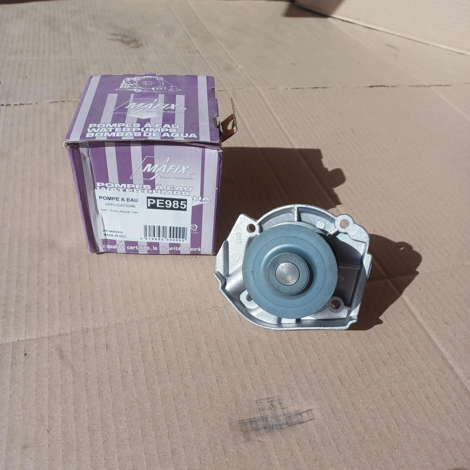 Pompe à eau Fiat Punto 1.2 16v pour résoudre les problèmes de surchauffe moteur