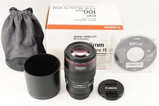 [MINT in Box] Canon EF 100mm f/2.8L Macro IS USM Lens w/Hood Case From Japan #6