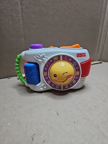 Fisher Price Laugh Learn Learning Camera Songs Sounds Numbers Opposites Vintage