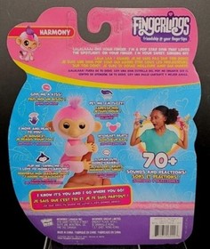 WowWee Fingerlings Harmony Interactive Pink Monkey 70+ Sounds & Reactions New