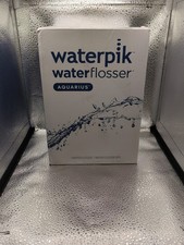 Waterpik Aquarius 10 Setting Water Flosser w/7 Flosser Tips, Navy, Open Box