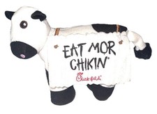Chick-fil-A Plush Cow Eat Mor Chikin Advertising Toy 4 Promo Mascot