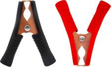 2 Piece 90Mm Long Battery Alligator Clips, Black Red 100A Insulated Replacement