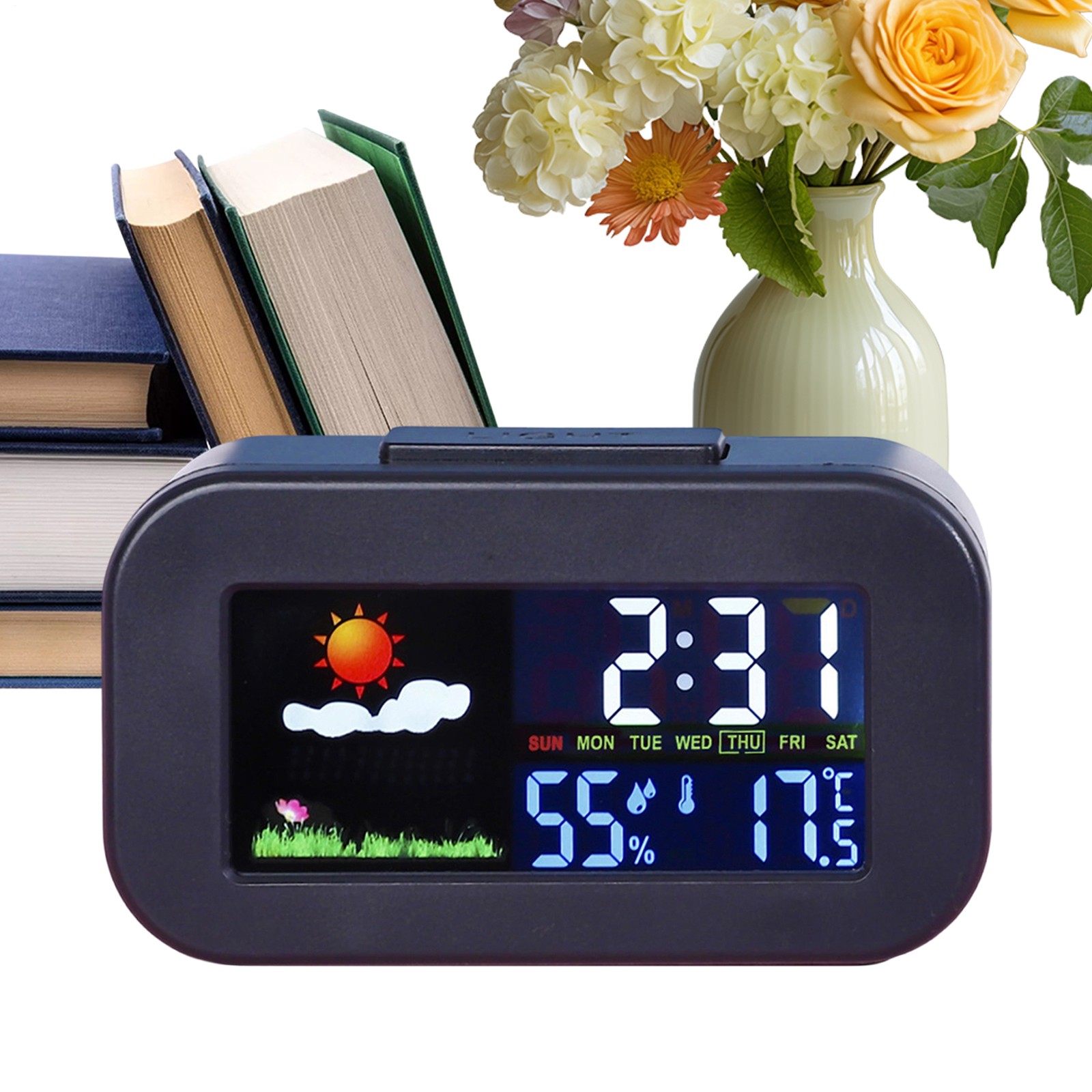Multifunctional Color Screen Weather Clock Electronic Digita