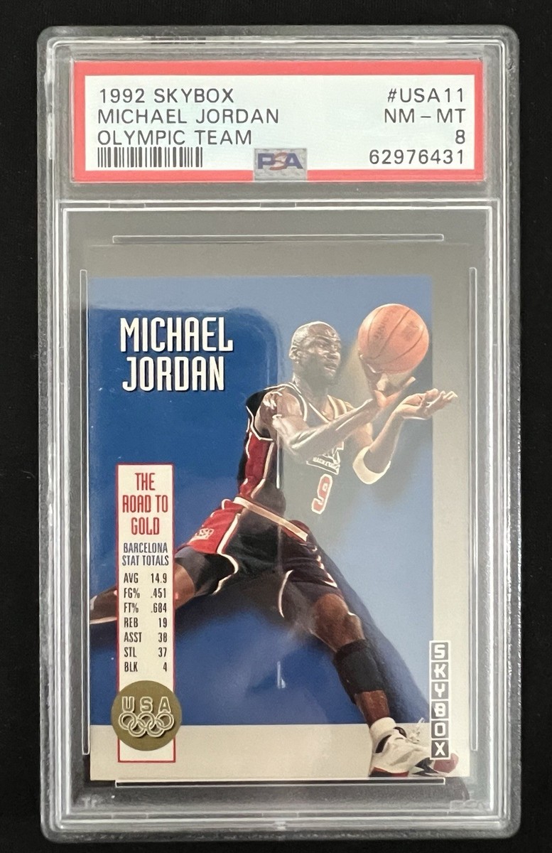 1992 SKYBOX MICHAEL JORDAN PSA8 ジョーダン 1992 SKYBOX OLYMPIC TEAM #USA11 MICHAEL JORDAN PSA 8 | eBay