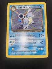 Wizards of the Coast Dark Blastoise 3/82 olografica 70 PV inglese 1999 EXC +++