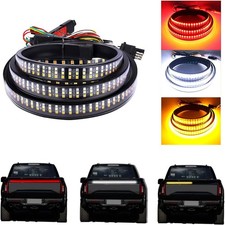 59" Truck Tailgate Light Bar, Triple Row LED Light Strip Size: 59 Triple Rows