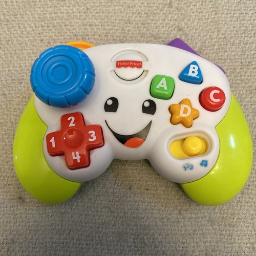 Fisher Price Laugh And Learn Green Game Controller 6-36 Months EUC
