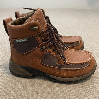 #ad #ad Schnee#x27;s Bozeman 34 Snow Boots Mens Size 8 Brown Leather Waterproof Ankle Winter $76.49