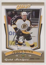 2007-08 Upper Deck MVP Gold Scripts 96/100 Marco Sturm #44 4r6