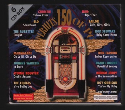 Konvolut 5 unterschiedliche 6CD Box Musik z.B: Superhits 150 Of Pop