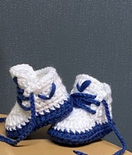Crochet Newborn Baby First Shoes Booties Boots Slippers Trainers
