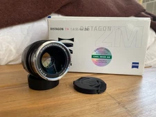 Zeiss Distagon T* 35mm F/1.4 ZM Lens for Leica M Mount — Black, w/Box