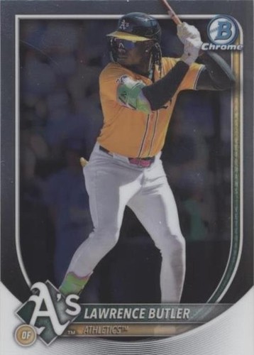 2025 Topps Chrome Black - Lawrence Butler #112 Gold Refractor 40 