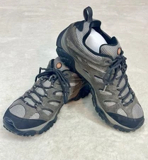 Merrell Moab WP Trail Hiking Shoes Brown Gray Men’s 11.5 Waterproof J88629