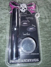 Tattoo Junkee Lip Paint Kit, Color Leather Discontinued Hard To Find Brand New 
