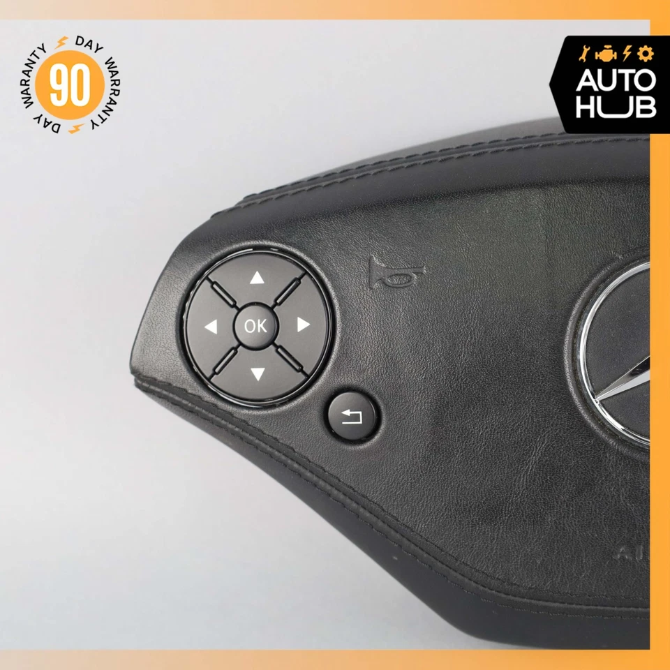 10-14 Mercedes W221 S550 CL550 S400 Volante Airbag Negro OEM Foto 2 de 4