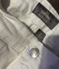 So Slimming By Chicos White Denim Capris Size 2 Chicos Large GUC — photo 4