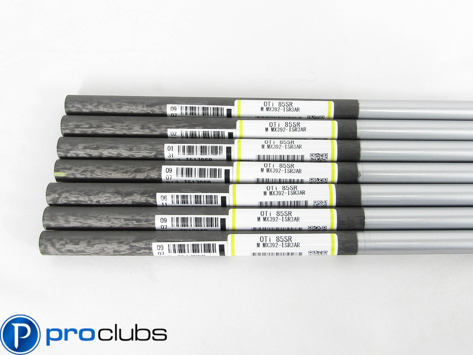 7 NEW MITSUBISHI CHEMICAL OTi 85 SR FLEX STIFF-REGULAR GRAPHITE IRON SHAFTS .370