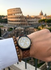 Swatch Chrono Usato Award SCB108 1992 Vintage Orologio da polso Anni 90 Crono