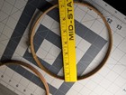 Vintage Queen 7" Wood Embroidery Cross Stitch Hoop Felt Lined Tension Wheel READ — photo 2