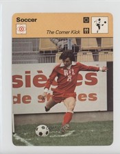 1977-79 Sportscasters Series 63 Soccer Geneva A The Corner Kick #63-08 0r5w