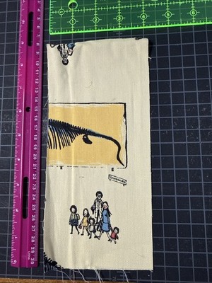 Heather Ross Munki Munki Fabric FIELD TRIP Dinosaurs!!!   Twill 0628-41