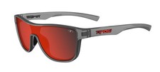 Tifosi Optics SIZZLE Sunglasses Satin Vapor Frame - Smoke Tint with Red Mirror