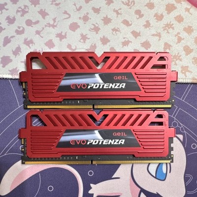 GeIL EVO POTENZA DDR4 DIMM 288-Pin (2x Module Kit) Red Desktop RAM