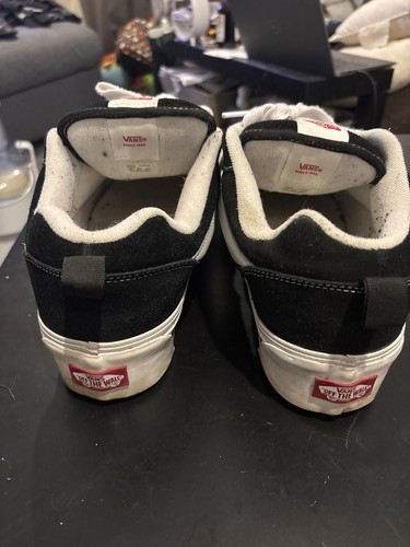 Vans Knu Skool Black & White Sneakers - Picture 4 of 6
