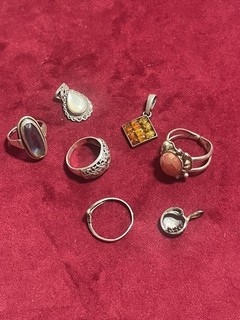 Lot De Bijoux En Argent Pour Fonte Ou Réparation