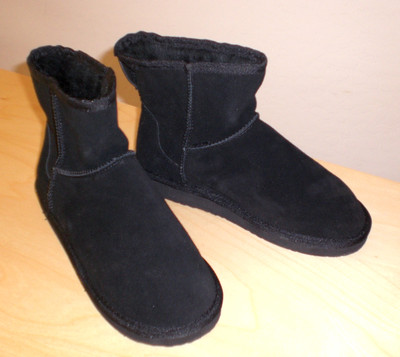 Easy Spirit Outdoor boot black suede sz Med NEW
