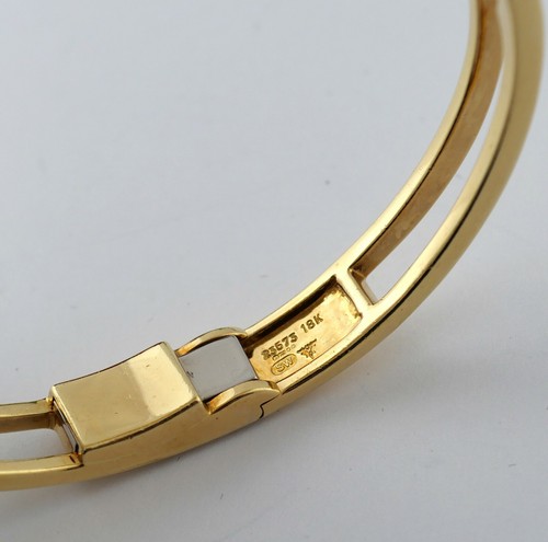 Bangle Stephen Webster 750 gold crystal mother of pearl brilliant diamonds premium - Picture 9 of 9