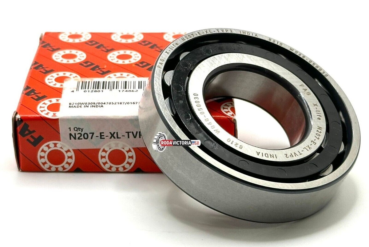 FAG N207 E XL TVP2 CYLINDRICAL ROLLER BEARING 35x72x17mm | eBay