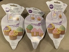 NIP Wilton Striped Cupcake Decorating Set Pick ONE 11 or 10 Pieces Set