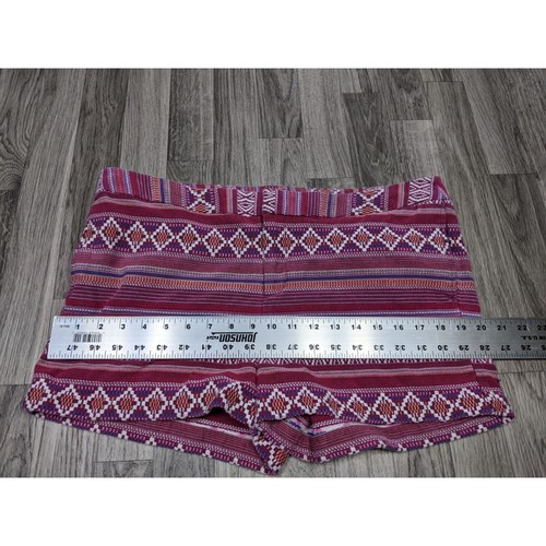 Merona Womens Size 14 Tribal Multicolored Shorts - Picture 7 of 10