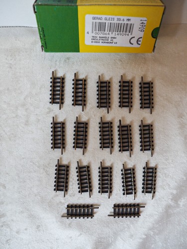 Trix 14909 Gerade Gleise 33,6 Mm - 10er Set Für Modellbahn