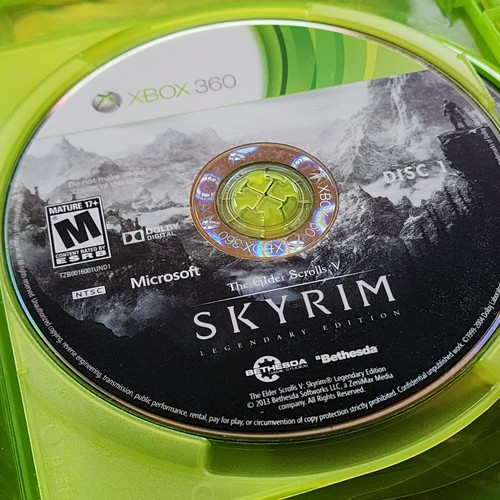 Elder Scrolls V: Skyrim Legendary Edition Xbox 360 CIB, Includes Map, Tested - Picture 9 of 24