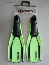 Mares Plana Avanti HP Scuba Snorkel Fins Flippers, Green, Size 6.5-7.5 40-41 