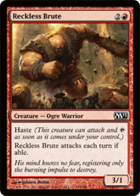 Reckless Brute - Foil NM, English MTG Magic 2013 (M13)