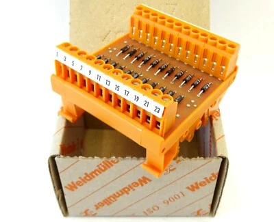 Interfaz WEIDMÜLLER RSD A22 LP/LP protección contra sobretensiones prueba de lámpara