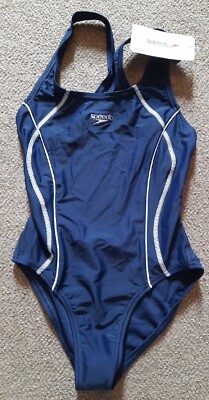 SPEEDO JUNIOR MÄDCHEN EINTEILER BADEANZUG *NEU MIT ETIKETT* - 30 ZOLL 